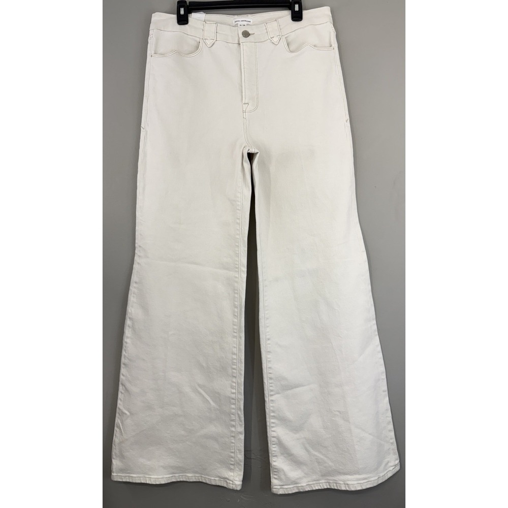 Good American Good Waist Palazzo Jeans Women's 14/32 Stretch Denim NWOT
